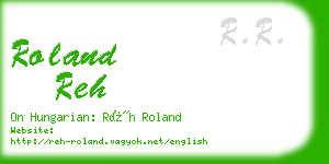 roland reh business card